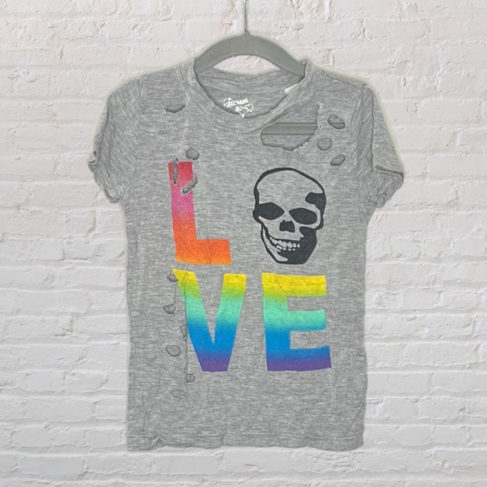 Flowers By Zoe Distressed 'Love' T-Shirt